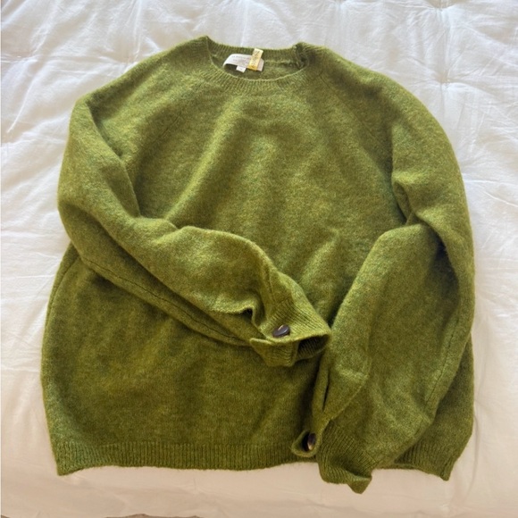 Sezane Green Women's Sweater - Picture 3 of 4